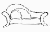 Sketch of the sof | fancyart3da | fancyart3d
